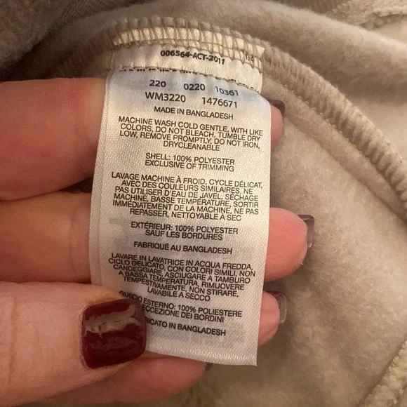 COLUMBIA Mens Steens Mountain Fleece Zip Up Jacket Large Tusk Tan $65 EUC lcsr - Picture 12 of 15